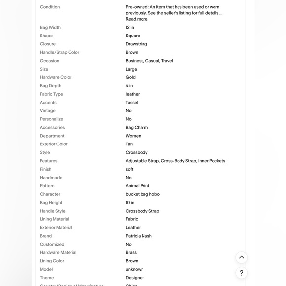 Patricia Nash Drawstring Bucket Crossbody - Picture 16 of 16